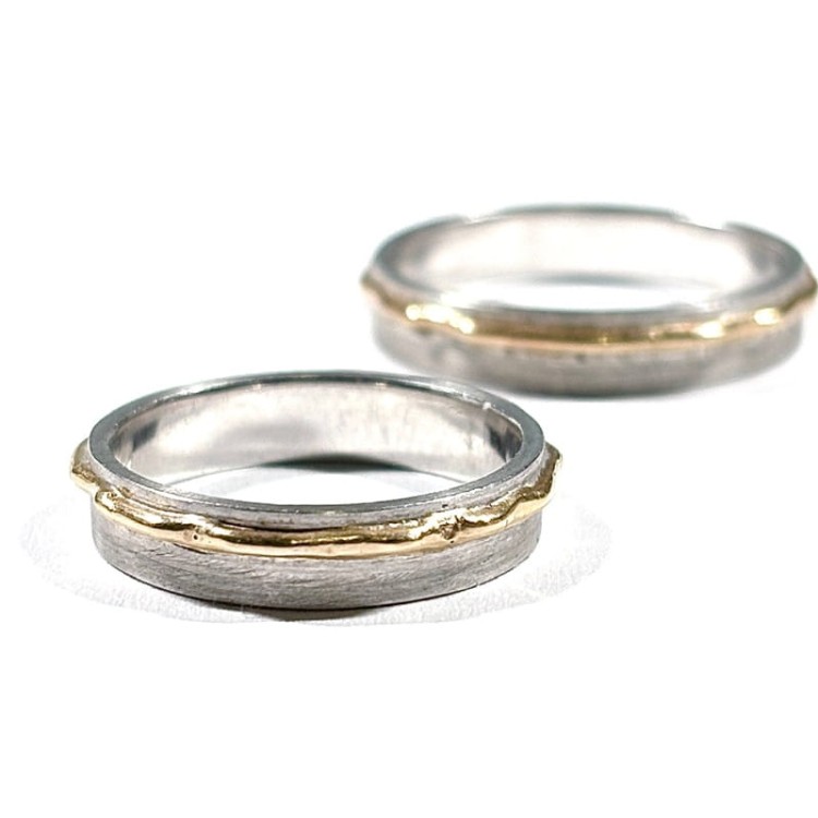 Dwukolorowe obrączki ślubne Kraków