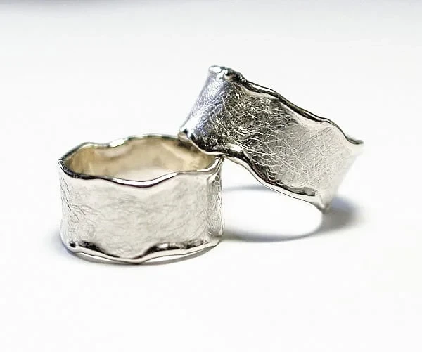 Obrączki z białego złota